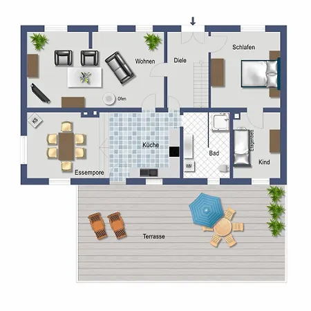 Σπίτι διακοπών Elbferienhaus - Raum Fuer Gemeinsames Urlauben An Der Elbe Lenzerwische