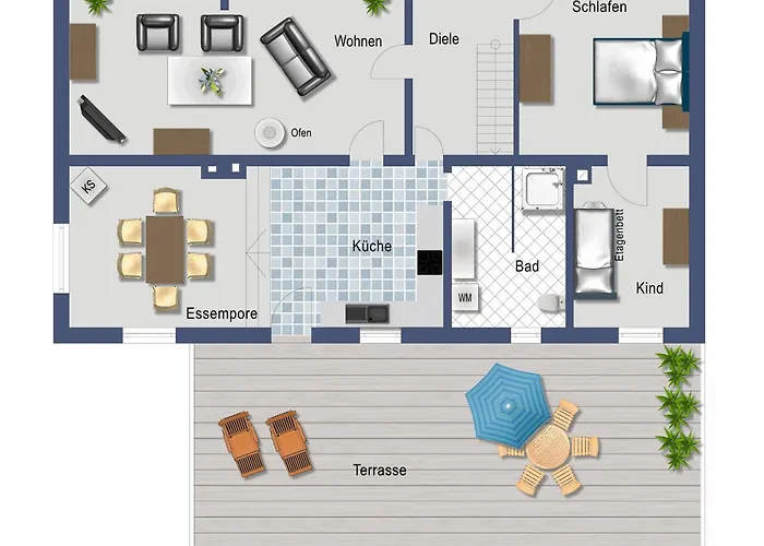 別荘 Elbferienhaus - Raum Fuer Gemeinsames Urlauben An Der Elbe Lenzerwische